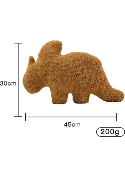 Dinozor Tavuk Nuggets Çizim Odası Cafe Hotel Triceratops Için Yastık Süs Figürleri (Yurt Dışından) indirimleri