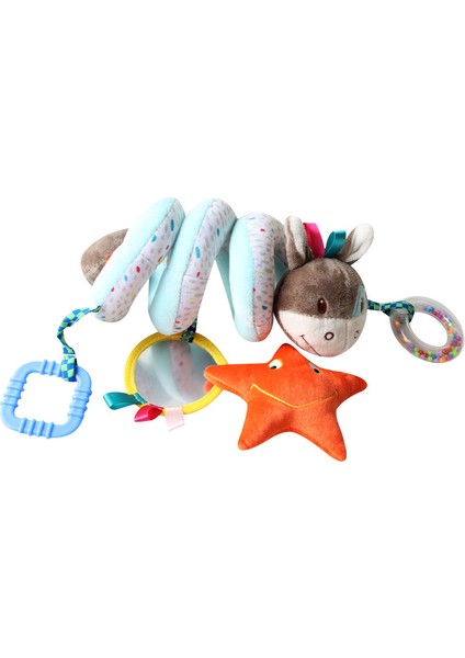 Beşik Kolye Peluş Oyuncak Bebek Arabası Oyuncak Eşek Şekli (Yurt Dışından)