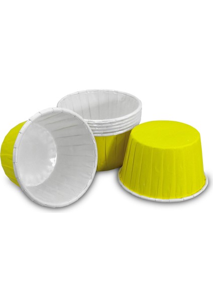 Sarı Muffin Kek Kapsülü 50'li x 5 Paket