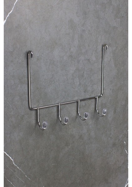 Lif Askılığı - Tüm Şampuanlıklara Uyumlu Krom Banyo Köşeliği Askısı Düzenleyici Havluluk