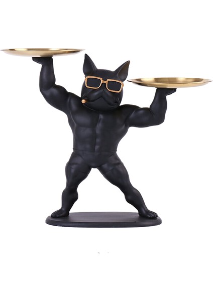 Bodybuilding Fighting Pendant Desktop Storage Tray (Yurt Dışından)