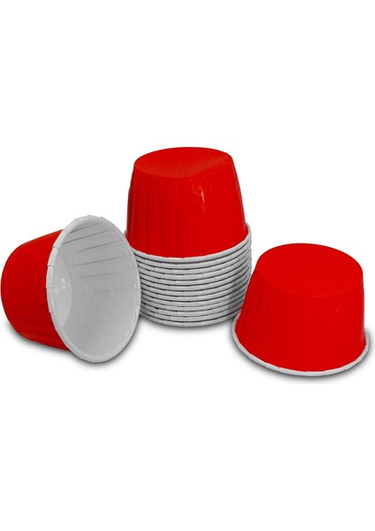 Kırmızı Muffin Kek Kapsülü 50'li x 30 Paket (Koli)