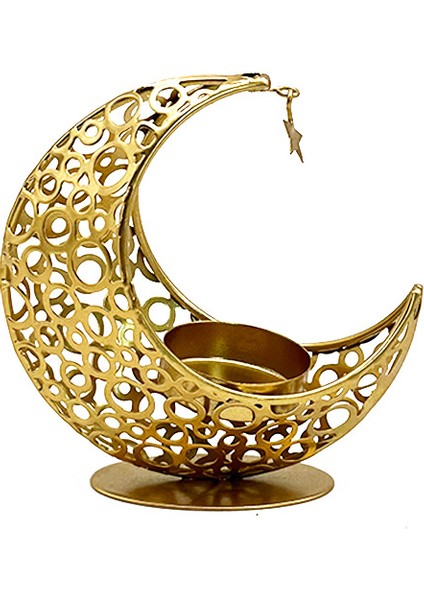 Demir Kandlestick Stereoscopic Moon Aromatherapy Box (Yurt Dışından)