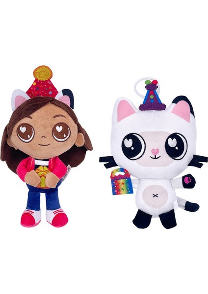 2 Parça Set 20Cm Gabby'Nin Bebek Evi Oyuncak Peluş (Yurt Dışından)