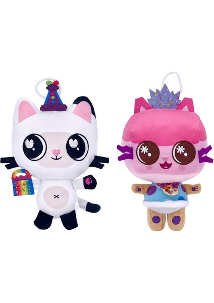 2 Parça Set 20Cm Gabby'Nin Bebek Evi Oyuncak Peluş (Yurt Dışından)