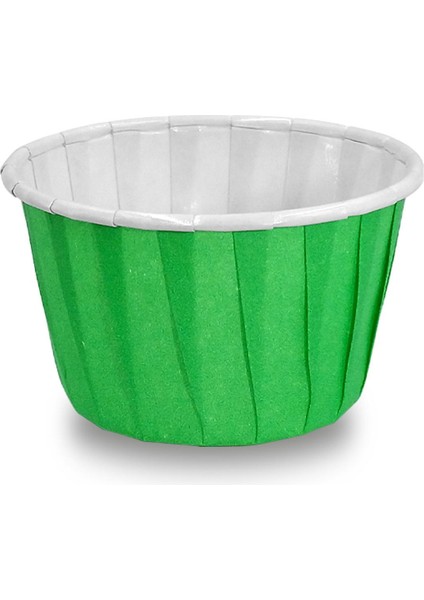 Yeşil Muffin Kek Kapsülü 50'li x 30 Paket (Koli)