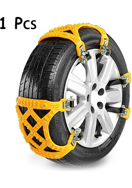 B 1 Adet Evrensel Tpu Kar Lastiği Tekerlek Zinciri Araç Kaymayı Önleyici Buz Kar Çamur Kum Yol Güvenli Sürüş Kamyon Suv Oto Araç Aksesuarları (Yurt Dışından)