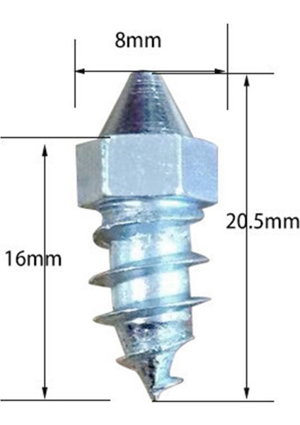 Kış Için Araba Lastik Çivisi Kaymaz Spike Vidaları Karbon Çelik Kar Lastikleri Için (Yurt Dışından)