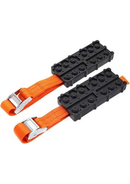 2 Adet Sürekli Pu Kaymaz Oto Lastik Çekiş Blokları Acil Durum Kar Çamur Kum Buz Lastik Zincir Kayışları (Yurt Dışından)