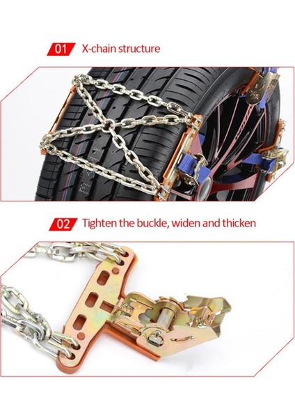 1 Bilgisayar Evrensel Kamyon Araç Tekerlek Lastik Kar Buz Zincir Kemer Kış Kaydırmaz Suv Tekerlek Zincir Çamur Yol Güvenli Araba Aksesuarı (Yurt Dışından) modelleri