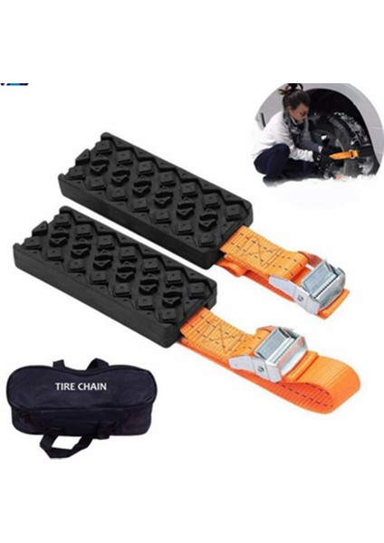 Çanta Olmadan 1 Adet Kar Lastiği Çekiş Blokları Çantasıyla Acil Kar Çamur Kum Lastik Zincir Kayışları Için Dayanıklı Pu Kayma Önleyici Araç Lastiği Tırmanma Blokları (Yurt Dışından) fiyatları