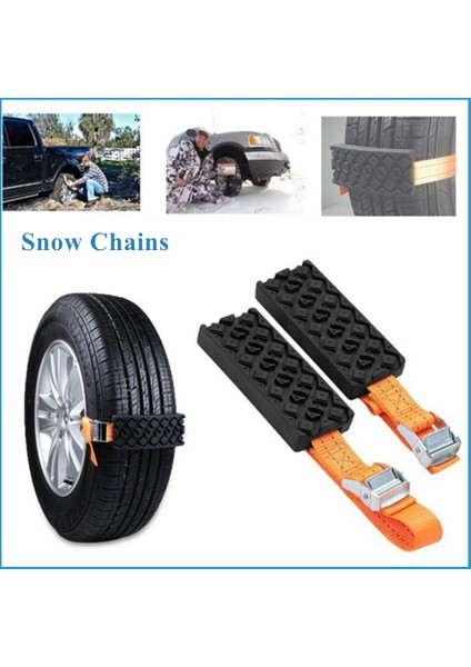 Çanta Olmadan 1 Adet Kar Lastiği Çekiş Blokları Çantasıyla Acil Kar Çamur Kum Lastik Zincir Kayışları Için Dayanıklı Pu Kayma Önleyici Araç Lastiği Tırmanma Blokları (Yurt Dışından) indirimleri