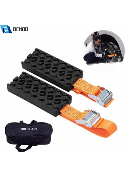 Çanta Olmadan 1 Adet Benoo Pcs Dayanıklı Pu Kaymayan Araç Lastiği Çekiş Blokları Çantası Ile Acil Kar Çamur Kum Lastik Zincir Kayışları Için Kar Çamur Buz'a Karşı (Yurt Dışından) fırsatları