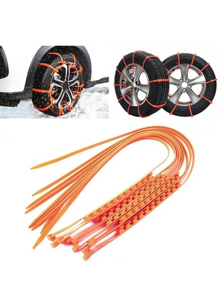 10 Parça Kış Lastik Tekerlekler Kar Zinciri Tekerlek Lastik Zinciri Kaymaz Zincir Tekerlek Kemer Kış Açık Hava Acil Zincir (Yurt Dışından) fiyatları