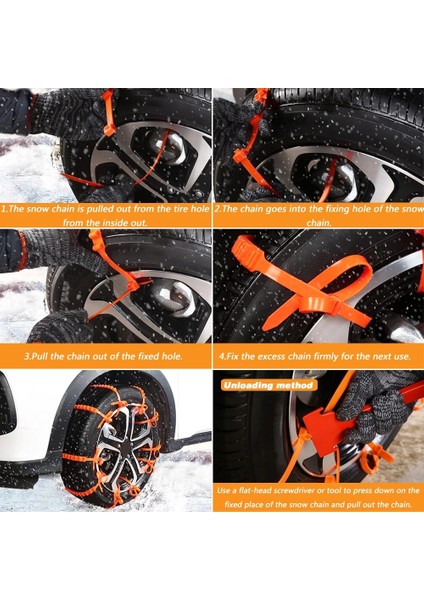 10 Parça Kış Lastik Tekerlekler Kar Zinciri Tekerlek Lastik Zinciri Kaymaz Zincir Tekerlek Kemer Kış Açık Hava Acil Zincir (Yurt Dışından) modelleri
