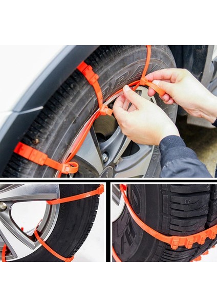 10 Parça Kış Lastik Tekerlekler Kar Zinciri Tekerlek Lastik Zinciri Kaymaz Zincir Tekerlek Kemer Kış Açık Hava Acil Zincir (Yurt Dışından) fırsatları