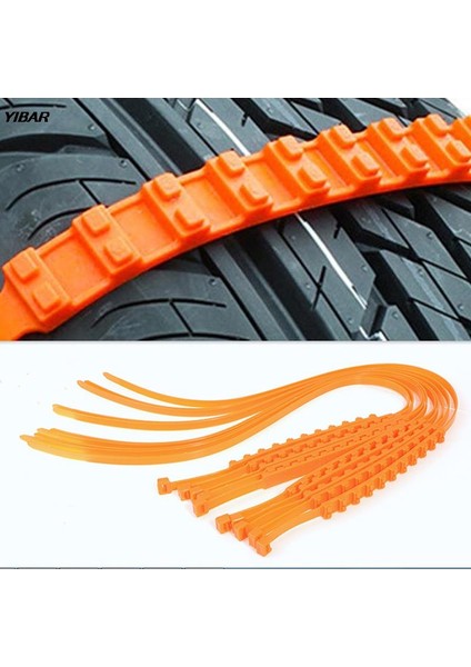 Sarı 1 Adet Araba Kış Lastik Tekerlek Kaymaz Çift Dişli Lastik Evrensel Kar Zinciri Kablo Bağları Kaydırmaz Zincirler (Yurt Dışından) fırsatları