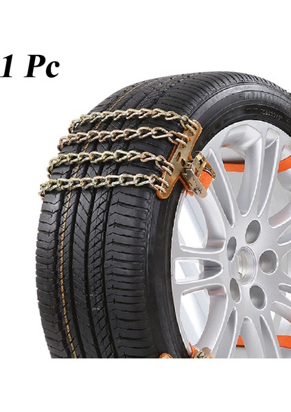 Bir Tek Demir Zincir Kar Zinciri Araba Kar Lastiği Kamyon Suv Kış Kar Zinciri Acil Kaçış Kar Zinciri (Yurt Dışından)
