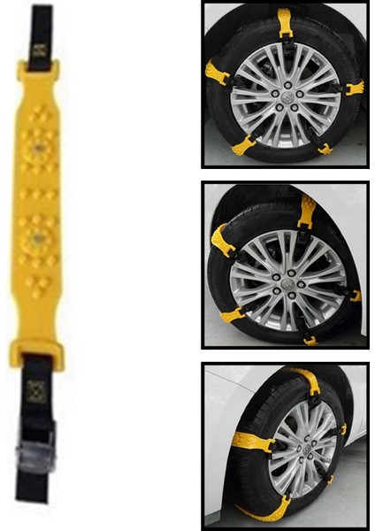 2 Adet Araba Kar Lastik Zinciri Arazi Lastiği Kaymayı Önleyici Kar ve Çamur Için Çamur Tuzağı Evrensel Tip Aksesuar (Yurt Dışından) modelleri