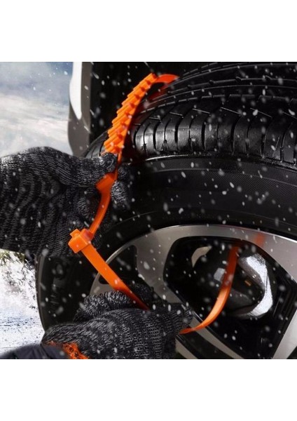 5 Adet Kış Lastik Tekerlek Kar Kaymaz Zincirler Kemer Yağmur Sürüş Açık Hava Araç Gereç Acil Spor Otomobil Lastikleri Için Spike (Yurt Dışından) modelleri