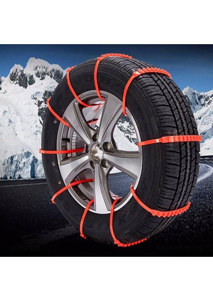 5 Adet Kış Lastik Tekerlek Kar Kaymaz Zincirler Kemer Yağmur Sürüş Açık Hava Araç Gereç Acil Spor Otomobil Lastikleri Için Spike (Yurt Dışından) indirimleri