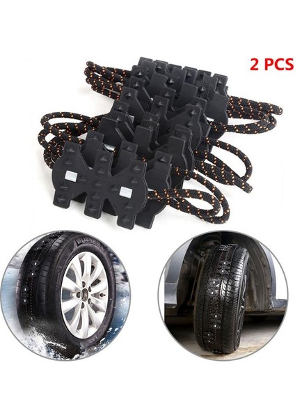 Siyah Araba Kamyon Suv Kar Zinciri Kış Sürüşü Siyah Kelebek Lastik Kar Zinciri Kaydırmaz Acil Durum Tpu+Naylon (Yurt Dışından) fiyatları