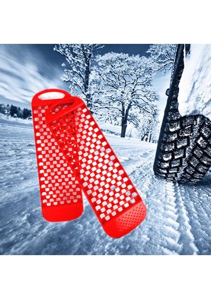 Araç Kurtarma Kaykay Tahtası Kumluk Çamur Kar Araba Aksesuarları Için Acil Kurtarma Kaykay Tahtaları Yol Lastik Merdiveni Anti-Kayma Tahtaları (Yurt Dışından)
