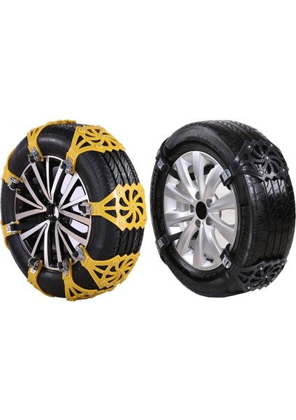 1 Adet Sarı 1 Adet Araba Lastik Kaydırmaz Zinciri Oxford Tekerlek Zinciri Kar Çamur Kum Yolda Dayanıklı Kaydırmaz Zincir Güvenlik Acil Durum Aksesuarı (Yurt Dışından) fırsatları