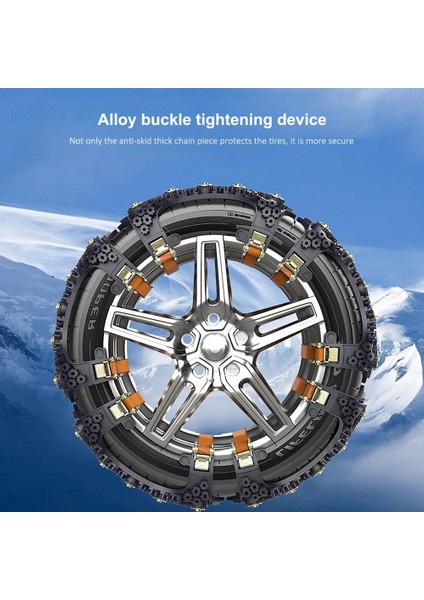 C Araba Suv Aksesuarları Için Evrensel Çelik Off-Road Araç Acil Lastik Zinciri Kaymaz Kar Çamur Kum Zincir Kayışı (Yurt Dışından)