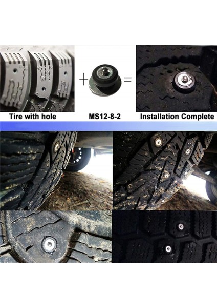 50 Parça Kış Lastiği Için Kar Tırnaklı Zincirler Otomobil Kamyon Atv Motosiklet Için Karbür Tırnaklı Tırnaklar - (Yurt Dışından) indirimleri