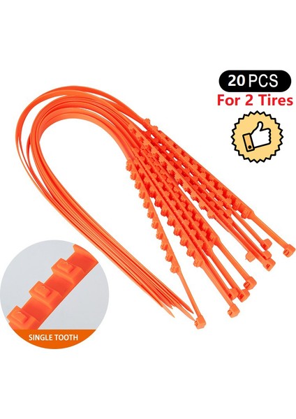 20 Adet (2 Lastik Için) Tekerlek Kar Zinciri Anti-Kayma Kar Zinciri Tekerlek Lastik Kablosu Kemer Tekerlek Kar Kış Lastik Aksesuarları - Pcs Araba Kar Zincirleri (Yurt Dışından)