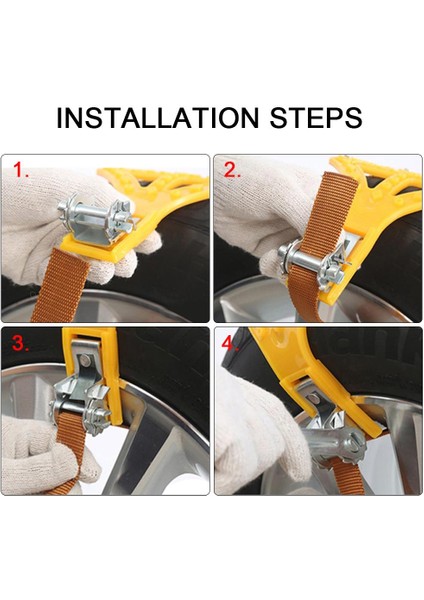 1resim Araba Kaydırmaz Zincir Evrensel Taşınabilir Kalınlaştırılmış Genişletilmiş Kar Kaydırmaz Zincir Lastik Kar Tpu Zincirleri (Yurt Dışından) modelleri