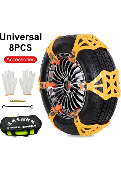 8 Adet Kış Kamyon Anti-Kayma Zinciri Suv Genel (Yurt Dışından) fiyatları