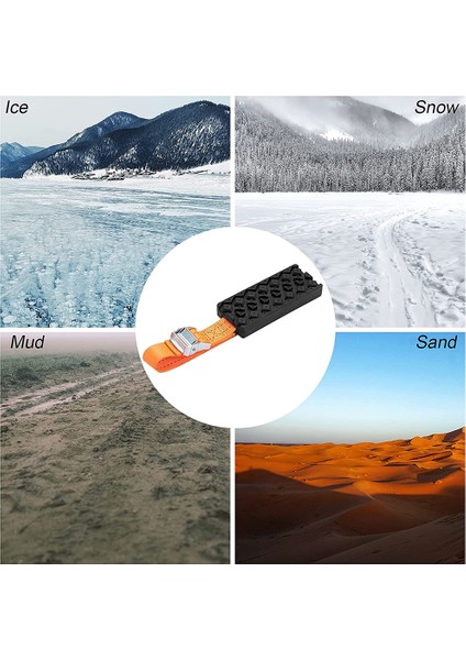 Tekerlek Zinciri Kayışları Dayanıklı Pu Kaymayı Önleyici Bir Set Araba Lastik Çekiş Blokları Çantası ile Acil Durum Kar Çamur Kum Karşı Kar Veya Buz Için (Yurt Dışından) fiyatları