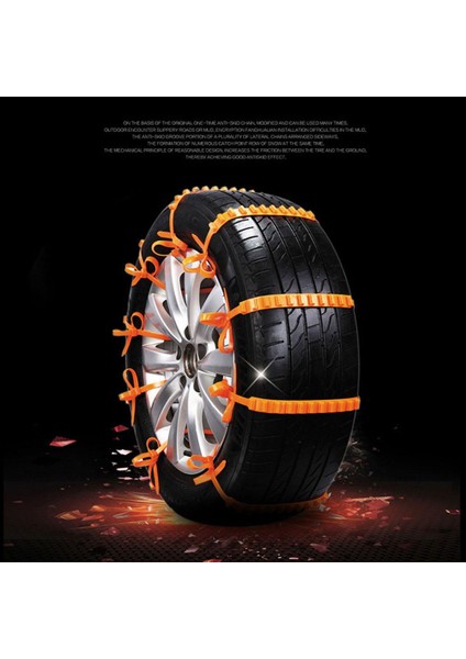 10 Parça Kış Lastik Tekerlek Kar Zinciri Kayma Karşıtı Zincir Tekerlek Lastik Kaçış Açık Hava Özel Zincir Bağları Evrensel Tip (Yurt Dışından) indirimleri