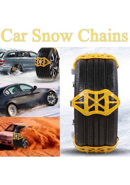 2 Adet Araba Kar Zinciri Lastik Tekerlek Zincirleri Kaymaz Acil Durum Kar Çamur Kum Güvenli Sürüş Kamyon Suv Araba Aksesuarları (Yurt Dışından) modelleri