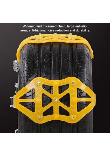 2 Adet Araba Kar Zinciri Lastik Tekerlek Zincirleri Kaymaz Acil Durum Kar Çamur Kum Güvenli Sürüş Kamyon Suv Araba Aksesuarları (Yurt Dışından) indirimleri