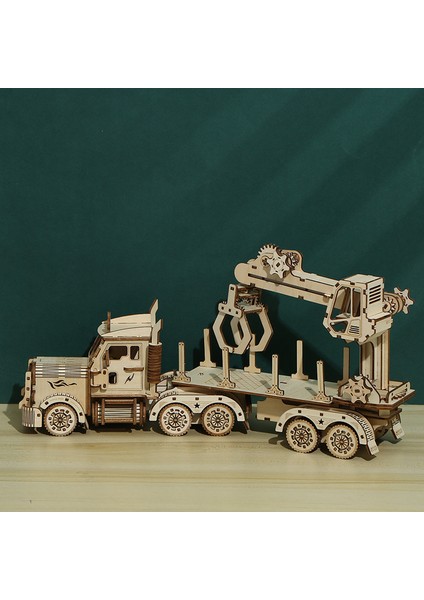 Dıy El Yapımı Vinç Modeli 3D Bulmaca (Yurt Dışından) fırsatları
