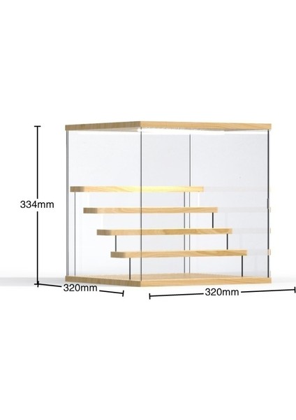 Işıklarla Transparent 5 Katlı Oyuncak Modeli Depo Kutusu-1 (Yurt Dışından)