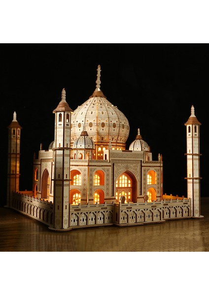 3D Stereoskopik Bulmaca Kale Bulmaca Sınıfı Ahşap Bulmaca (Yurt Dışından) modelleri