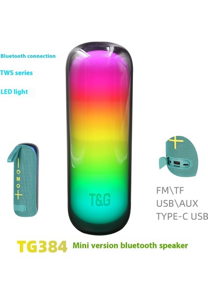 Çin Fabrika Doğrudan Posta Rgb Renkli Işıklar Bluetooth Hoparlör (Yurt Dışından) modelleri