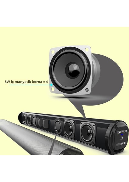 Çin Fabrika Doğrudan Posta Bluetooth Hoparlör Subwoofer Kablosuz Uzaktan Kumanda Tv Büyük Hoparlör (Yurt Dışından) fırsatları