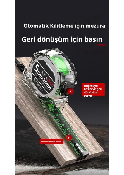 Çin Fabrika Doğrudan Posta Aşınmaya Dayanıklı ve Düşme Önleyici Çelik Şerit Metre (Yurt Dışından)