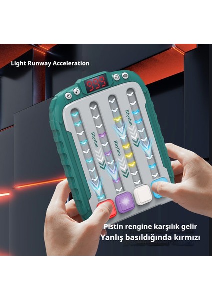 Çin Düz Saç Ritim Ustası Oyun Makinesi Hafif Müzik Bulmaca Oyuncaklar (Yurt Dışından) fiyatları