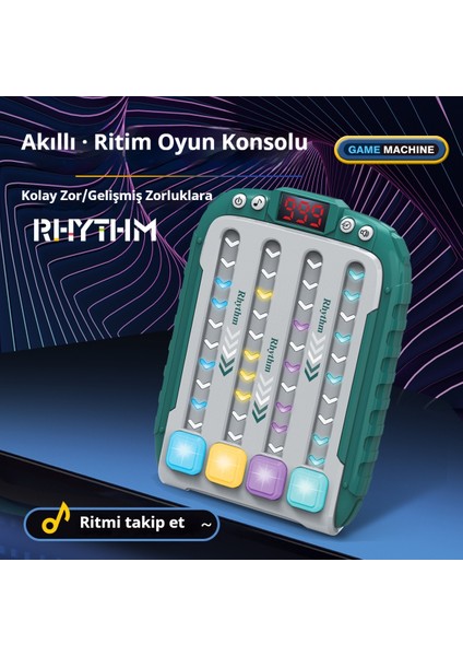 Çin Düz Saç Ritim Ustası Oyun Makinesi Hafif Müzik Bulmaca Oyuncaklar (Yurt Dışından) fırsatları