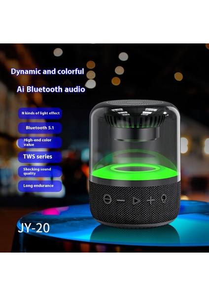 Kristal Cam Göz Kamaştırıcı Işık Bluetooth Hoparlör (Yurt Dışından) fırsatları