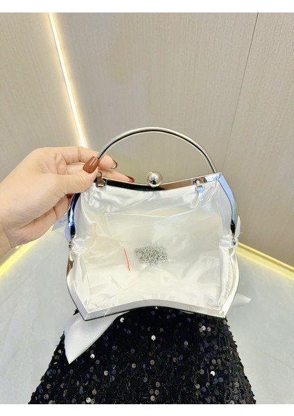 Beyaz Düğün Çantası Ziyafet Çanta Bayanlar (Yurt Dışından) fiyatları