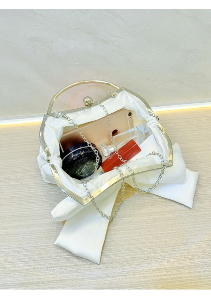 Beyaz Düğün Çantası Ziyafet Çanta Bayanlar (Yurt Dışından) modelleri