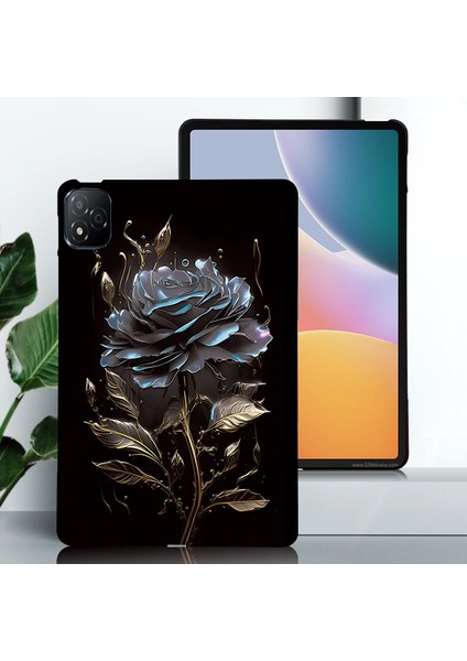 Infinix Xpad Black Rose Için Boyalı Tpu Tablet Kılıfı (Yurt Dışından) modelleri