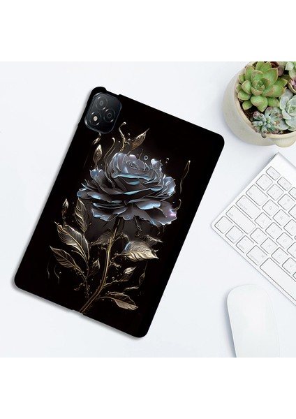 Infinix Xpad Black Rose Için Boyalı Tpu Tablet Kılıfı (Yurt Dışından) fırsatları